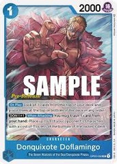 Donquixote Doflamingo - OP02-056 - P - (Paramount War Pre-release Promo)